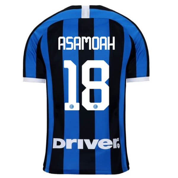 Camiseta Inter Milan NO.18 Asamoah Primera equipación 2019-2020 Azul